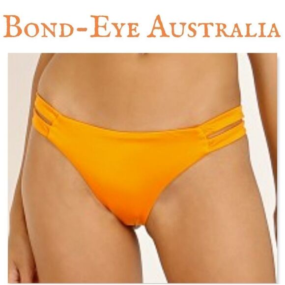 NWT Bond-Eye Blindsiders Brief Bikini Bottom Hyper Orange - Picture 1 of 8